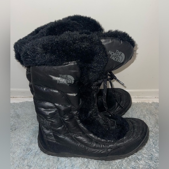 The North Face Icepick Nuptse Down Filled Puffer Winter Boots Women's Size 6 - Picture 1 of 7